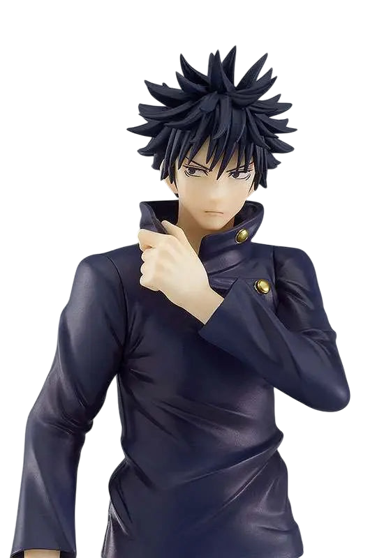 NIPPON DOKI STORE Megumi Fushiguro POP UP PARADE figurine from Jujutsu Kaisen in his dark blue school uniform