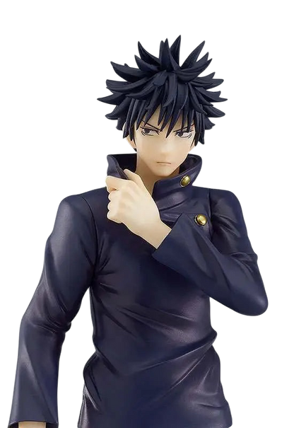 NIPPON DOKI STORE Megumi Fushiguro POP UP PARADE figurine from Jujutsu Kaisen in his dark blue school uniform