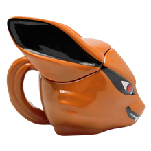 Mug 3D Kyubi orange en céramique NIPPON DOKI STORE sous licence officielle Naruto avec couvercle