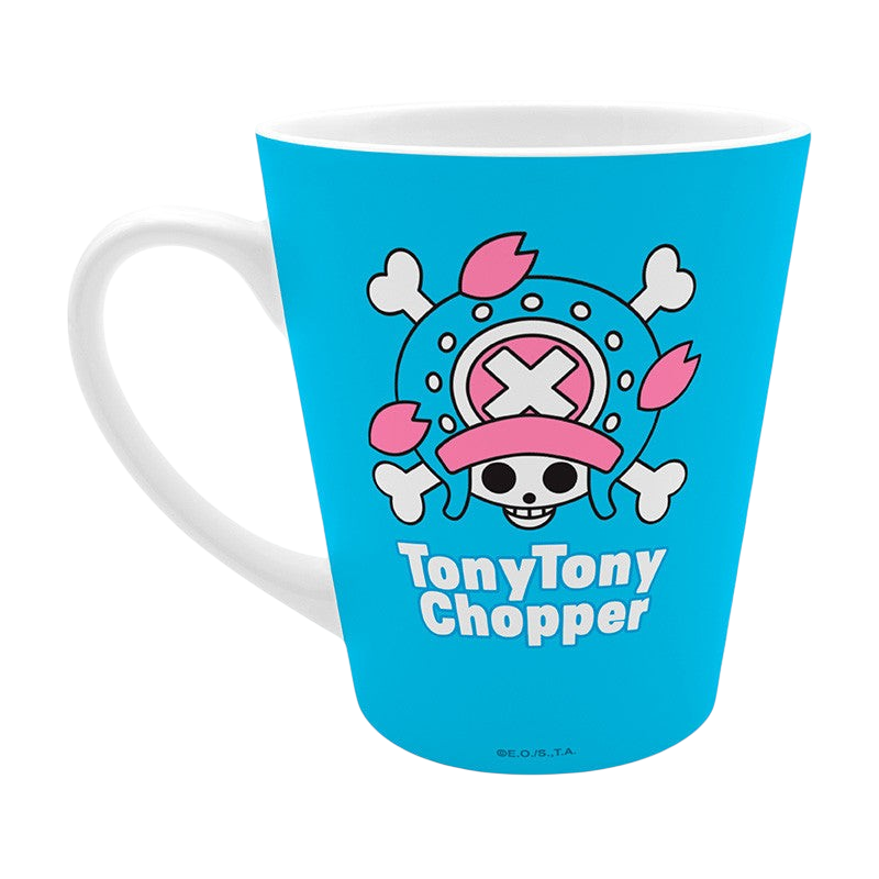 Mug en céramique bleu NIPPON DOKI STORE de 250 ml avec le personnage Tony Tony Chopper de l'anime One Piece