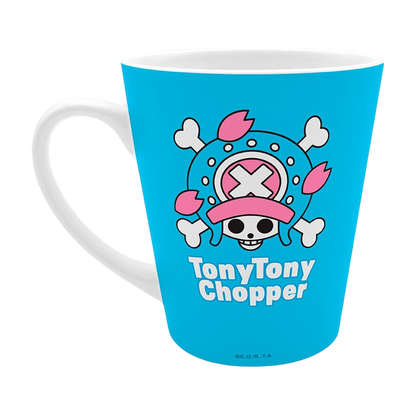 Mug en céramique bleu NIPPON DOKI STORE de 250 ml avec le personnage Tony Tony Chopper de l'anime One Piece