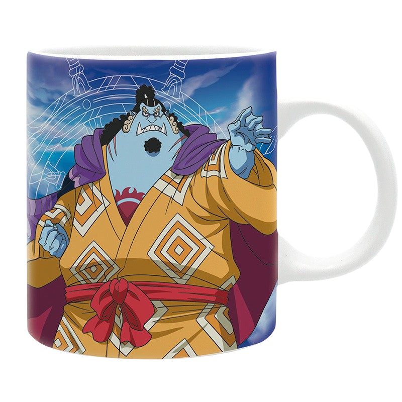 Mug en céramique NIPPON DOKI STORE de 320 ml illustré avec le personnage Jinbe de l'anime One Piece