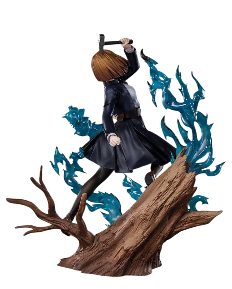 NIPPON DOKI STORE FiguartsZERO Nobara Kugisaki figurine from Jujutsu Kaisen with hammer and blue cursed energy effects
