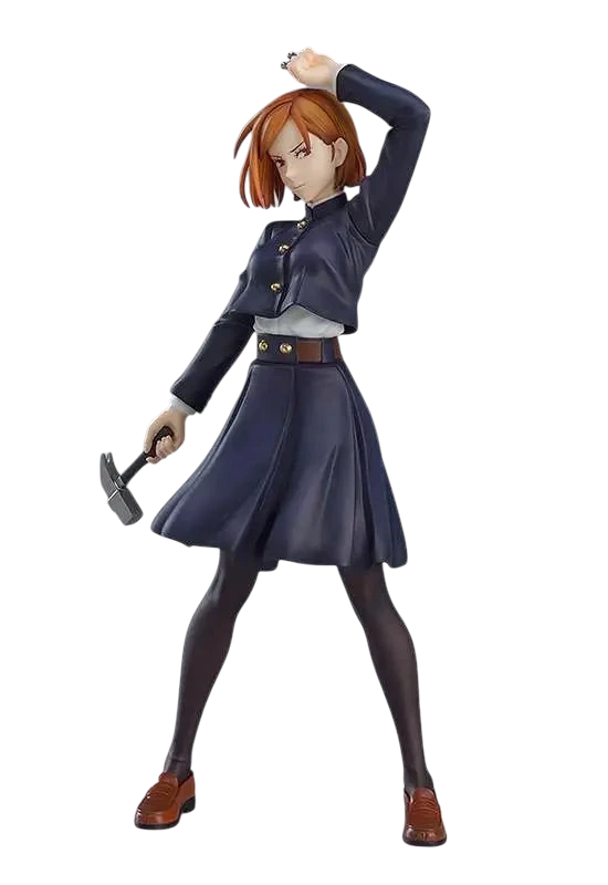 NIPPON DOKI STORE Nobara Kugisaki POP UP PARADE figurine from Jujutsu Kaisen holding a hammer in a confident pose