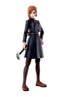 NIPPON DOKI STORE Nobara Kugisaki S.H.Figuarts articulated anime figure holding a hammer from Jujutsu Kaisen