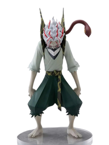NIPPON DOKI STORE Okarun POP UP PARADE figurine from Dan Da Dan featuring dynamic pose and detailed transformation