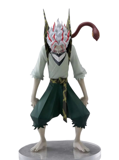 NIPPON DOKI STORE Okarun POP UP PARADE figurine from Dan Da Dan featuring dynamic pose and detailed transformation