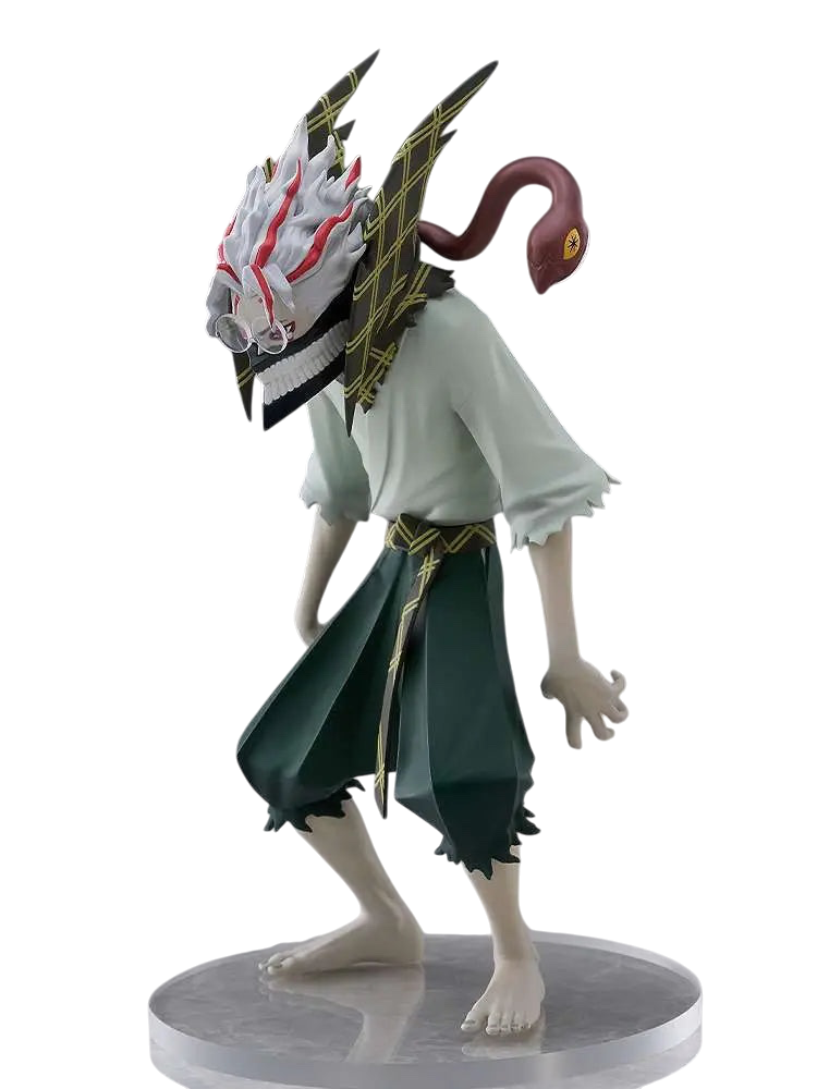 NIPPON DOKI STORE Okarun POP UP PARADE figurine from Dan Da Dan featuring his transformed paranormal appearance