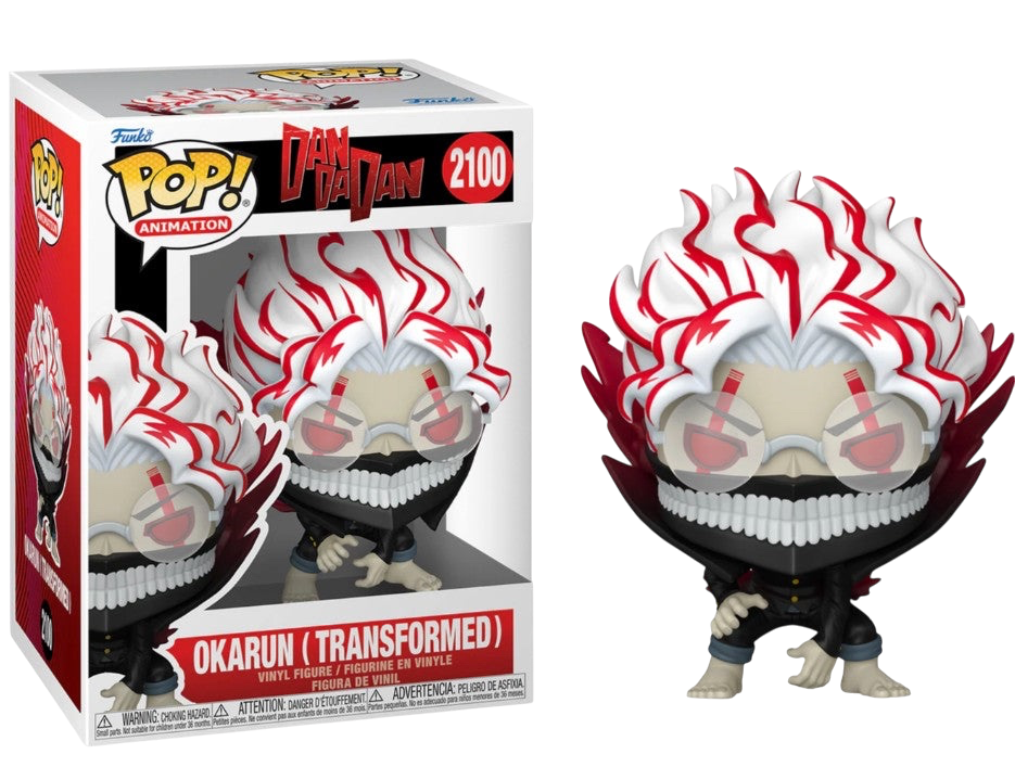 NIPPON DOKI STORE Funko POP Animation Okarun Transformed vinyl figure from Dan Da Dan with display box
