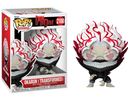 NIPPON DOKI STORE Funko POP Animation Okarun Transformed vinyl figure from Dan Da Dan with display box
