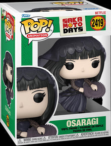 NIPPON DOKI STORE Funko POP Animation Osaragi figure from Sakamoto Days in window display box