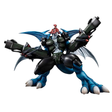 NIPPON DOKI STORE Paildramon GEM statuette from Digimon Adventure 02 featuring detailed blue and black armor