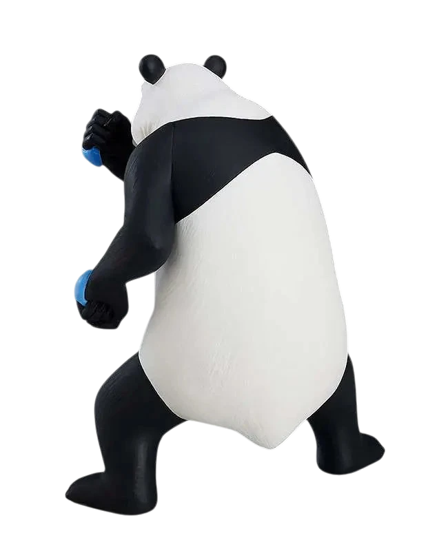 NIPPON DOKI STORE Panda POP UP PARADE figurine from Jujutsu Kaisen, back view showing black and white bear design