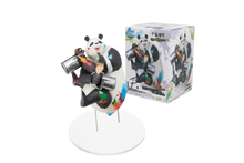 NIPPON DOKI STORE Panda Graffiti x Battle 19cm figurine from Jujutsu Kaisen with paint splatter details and box
