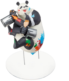 NIPPON DOKI STORE Panda Jujutsu Kaisen Graffiti x Battle 19cm figurine holding paint buckets and brush