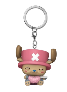 Porte-clés NIPPON DOKI STORE Funko Pocket POP! représentant Tony Tony Chopper de One Piece avec une barbe à papa