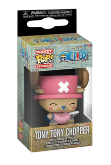 Porte-clés Funko Pocket POP! Tony Tony Chopper barbe à papa de One Piece dans sa boîte NIPPON DOKI STORE