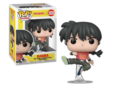 NIPPON DOKI STORE Funko POP Animation Ranma Saotome figure in a dynamic martial arts pose with its display box