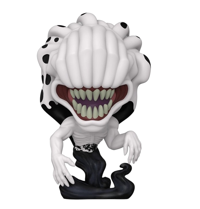NIPPON DOKI STORE Funko POP Animation Rika figurine from Jujutsu Kaisen 0 with a monstrous white and black design.