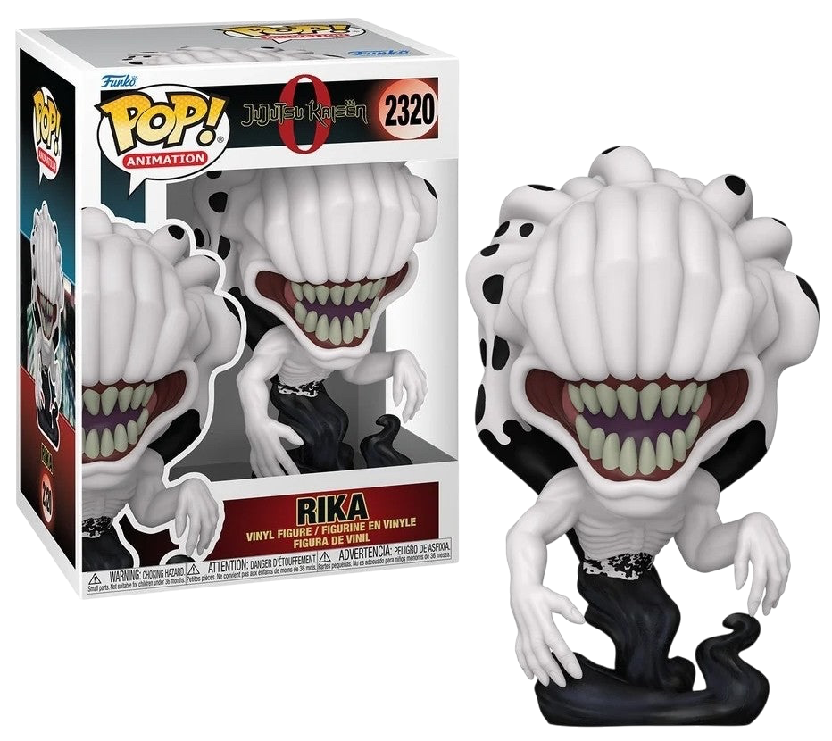 NIPPON DOKI STORE Funko POP Animation Rika figurine from Jujutsu Kaisen 0 with detailed white cursed spirit design