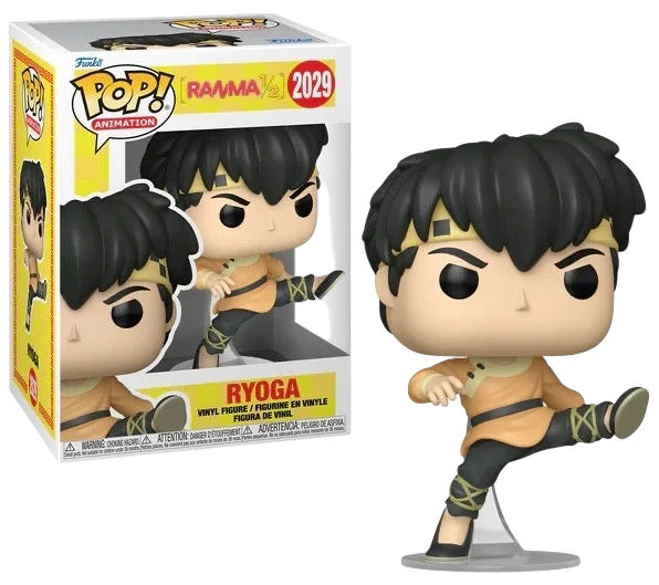 NIPPON DOKI STORE Funko POP Animation Ryoga Hibiki figurine from Ranma 1/2 in a dynamic martial arts pose