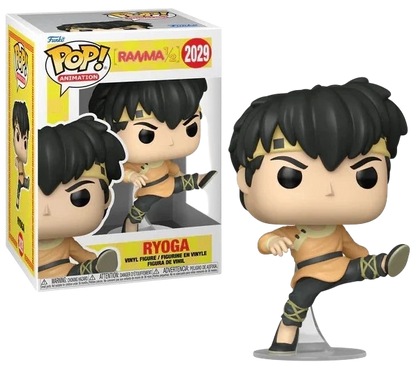 NIPPON DOKI STORE Funko POP Animation Ryoga Hibiki figurine from Ranma 1/2 in a dynamic martial arts pose