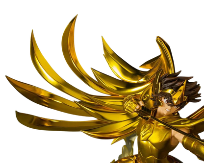 NIPPON DOKI STORE Sagittaire Figzero To Metal Saint Seiya gold armor collectible figurine with large wings