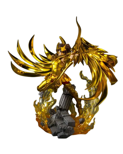 NIPPON DOKI STORE Sagittaire Figzero To Metal Saint Seiya gold armor action figure with wings and bow