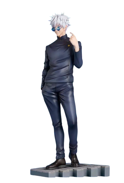 NIPPON DOKI STORE Satoru Gojo POP UP PARADE figurine in his Tokyo High School uniform from Jujutsu Kaisen