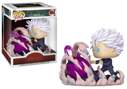 NIPPON DOKI STORE Funko POP! Deluxe Satoru Gojo Purple figure from Jujutsu Kaisen with dynamic cursed energy effect