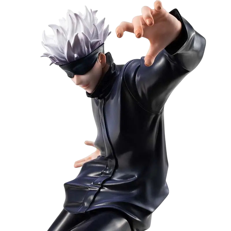 NIPPON DOKI STORE Satoru Gojo Jujutsu Kaisen statuette featuring the character in his signature black uniform