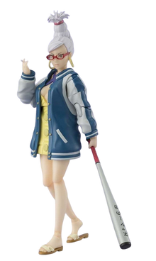 NIPPON DOKI STORE Seiko Ayase S.H. Figuarts action figure from Dan Da Dan holding a baseball bat