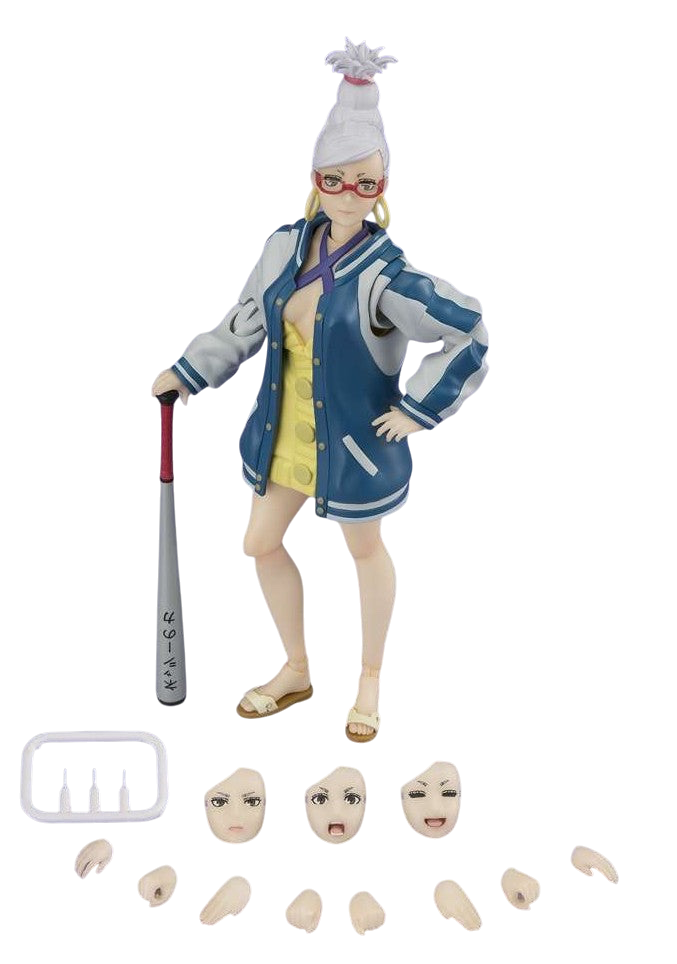 NIPPON DOKI STORE Seiko Ayase S.H. Figuarts action figure from Dan Da Dan with baseball bat and interchangeable parts