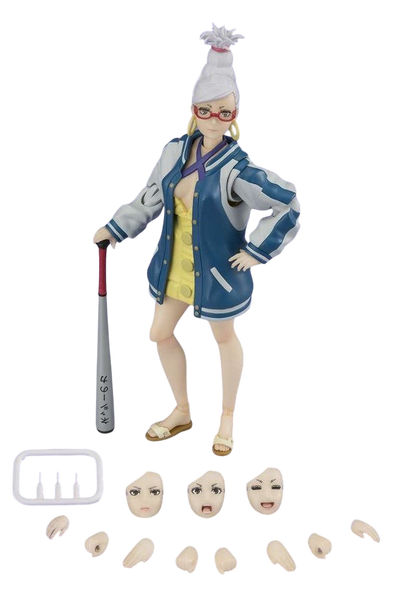 NIPPON DOKI STORE Seiko Ayase S.H. Figuarts action figure from Dan Da Dan with baseball bat and interchangeable parts