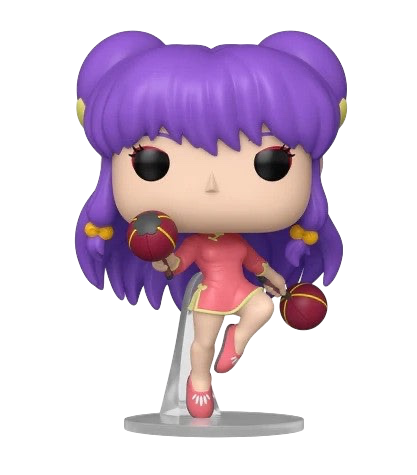 NIPPON DOKI STORE Funko POP Animation Shampoo figurine from Ranma 1/2 with purple hair and pink outfit
