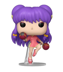 NIPPON DOKI STORE Funko POP Animation Shampoo figurine from Ranma 1/2 with purple hair and pink outfit