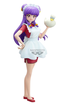 NIPPON DOKI STORE Shampoo Glitter & Glamours 22cm figurine from Ranma 1/2 holding a small white duck character