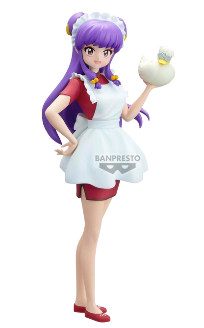 NIPPON DOKI STORE Shampoo Glitter & Glamours 22cm figurine from Ranma 1/2 holding a small white duck character