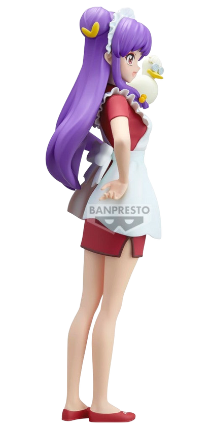 NIPPON DOKI STORE Shampoo Glitter & Glamours 22cm figurine from Ranma 1/2 with purple hair and white apron