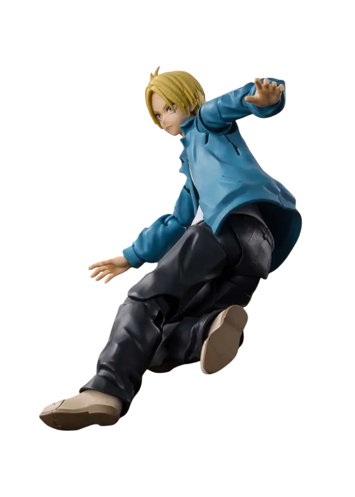 NIPPON DOKI STORE Shin Asakura S.H.Figuarts action figure from Sakamoto Days in a dynamic combat pose