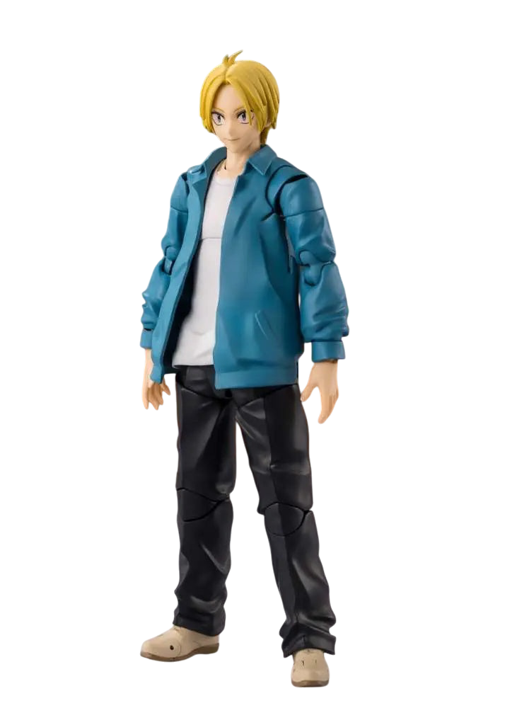 NIPPON DOKI STORE Shin Asakura S.H.Figuarts articulated action figure from Sakamoto Days with blonde hair