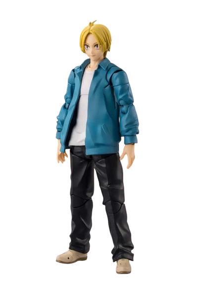 NIPPON DOKI STORE Shin Asakura S.H.Figuarts articulated action figure from Sakamoto Days with blonde hair