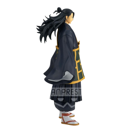 NIPPON DOKI STORE Suguru Geto Jukon No Kata 17cm figurine from Jujutsu Kaisen 0 in traditional dark robes side view