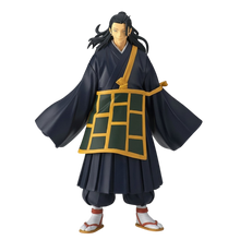 NIPPON DOKI STORE Suguru Geto Jukon No Kata figurine from Jujutsu Kaisen 0 wearing a dark blue kimono and sandals.