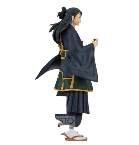 NIPPON DOKI STORE Suguru Geto Jukon No Kata figurine from Jujutsu Kaisen in a dark traditional outfit, side view
