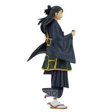 NIPPON DOKI STORE Suguru Geto Jukon No Kata figurine from Jujutsu Kaisen in a dark traditional outfit, side view