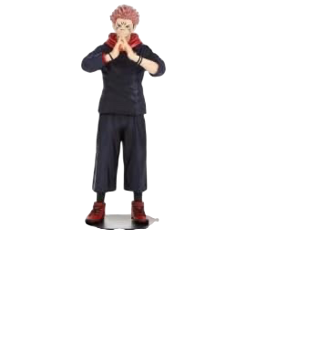 NIPPON DOKI STORE Jujutsu Kaisen Ryomen Sukuna 16cm anime figurine in a standing pose on a black circular base