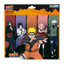 Tapis de souris souple NIPPON DOKI STORE Naruto Shippuden avec les personnages emblématiques du manga