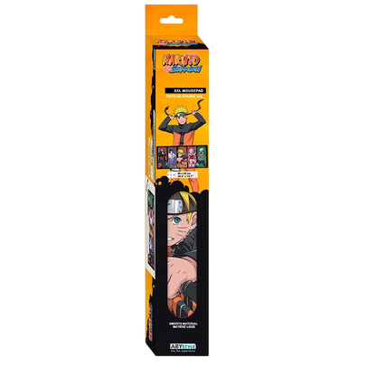 Emballage du tapis de souris XXL Naruto Groupe par NIPPON DOKI STORE avec illustration des personnages de Konoha