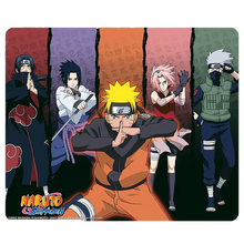 Tapis de souris souple NIPPON DOKI STORE Naruto Shippuden avec les personnages emblématiques du manga